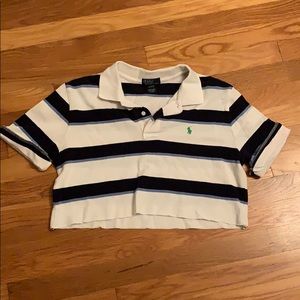 Women’s cropped polo